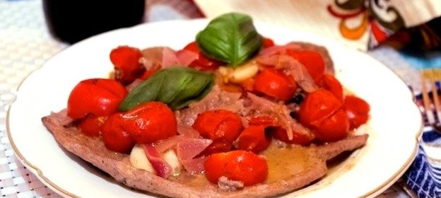 Мясо алла пиццайола