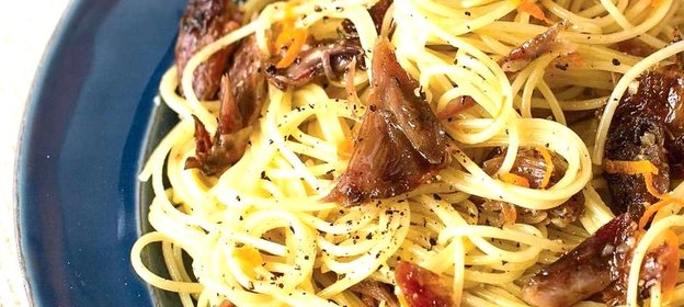 Спагетти с уткой