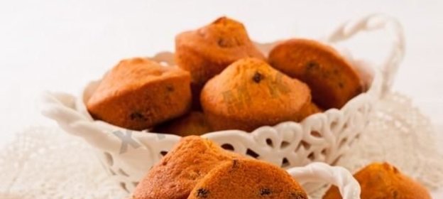 Маффины с изюмом и цукатами