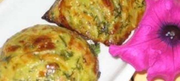 Маффины из цукини с сыром