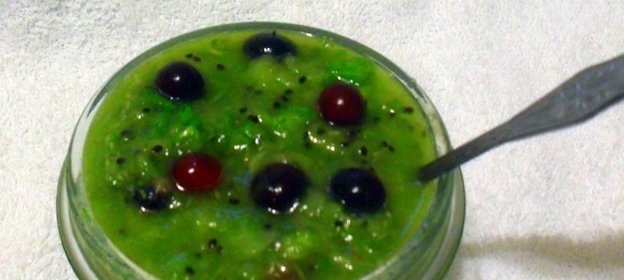 Сальса из киви с клюквой