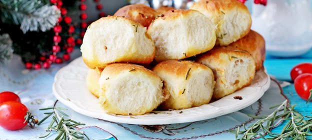 Булочки с моцареллой