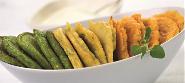 Овощные оладьи