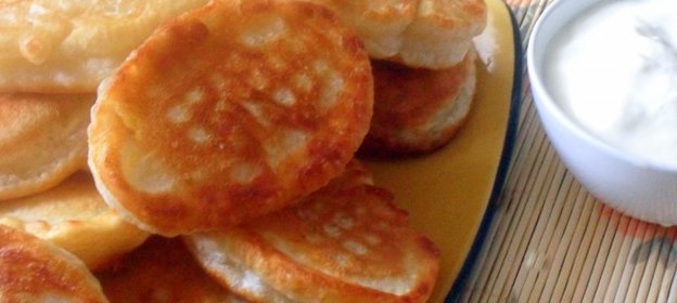 Оладьи на молоке