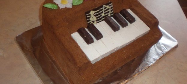 Торт «ПИАНИНО» бисквитно-шоколадный