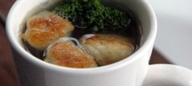 Бульон куриный с клецками a la solferino