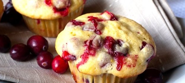 Маффины с клюквой