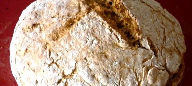 Вегетарианский хлеб без дрожжей