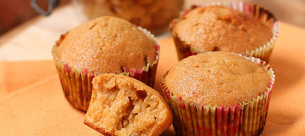 Маффины со сладким картофелем и изюмом