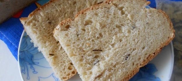 Хлеб с рисом, овсяными хлопьями и кукурузной мукой