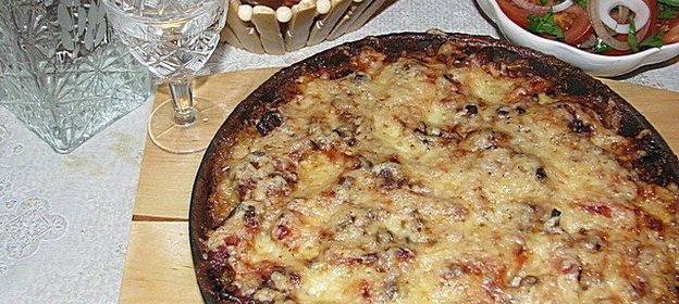 Грибная запеканка