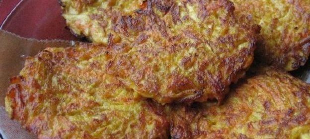 Оладьи из тыквы и яблок