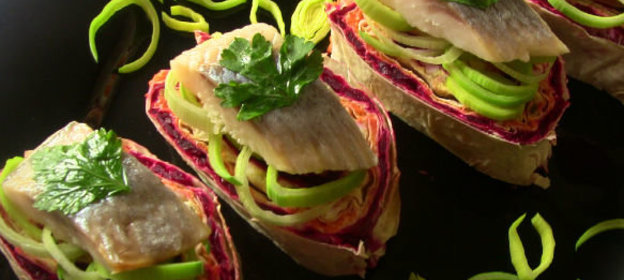 Сельдь под шубой рулетом