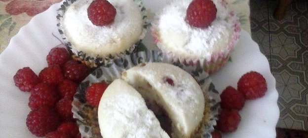 Малиновые маффины