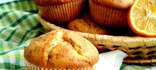 Лимонно-маковые маффины