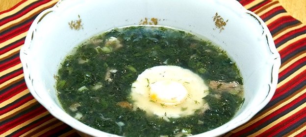 Щи из крапивы