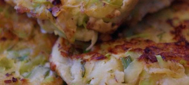 Кабачковые оладьи