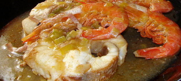 морской чёрт в соусе