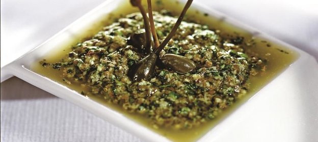 Сальса верде с петрушкой и мятой