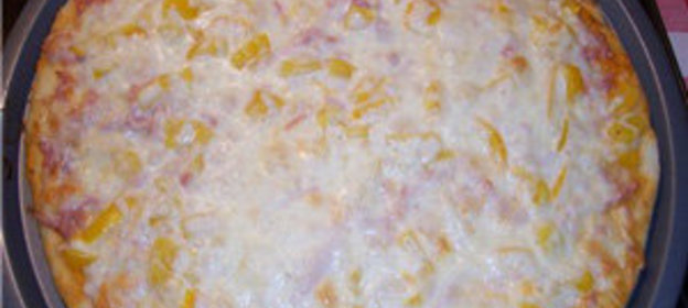 тесто для пиццы и пицца