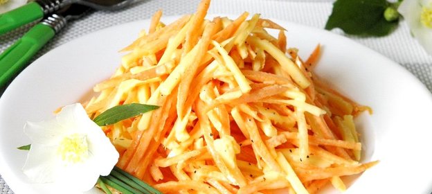 Салат из морковки и сыра