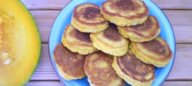 Оладьи из тыквы постные