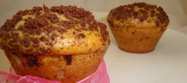 Удачные банановые маффины с грецкими орехами