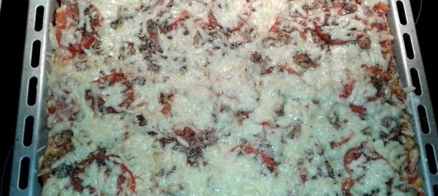 Пицца с курицей и прованскими травами