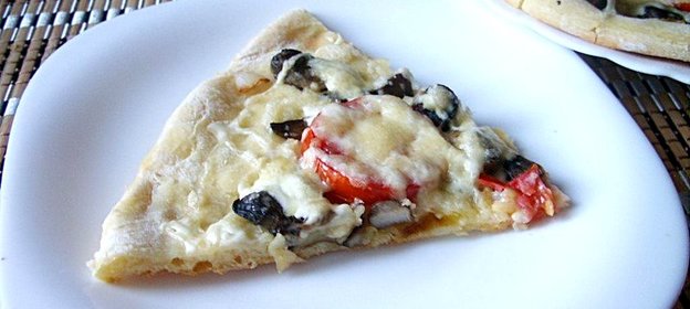 Пицца с грибами