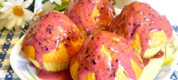 Вкусные кексики в силиконовых формочках