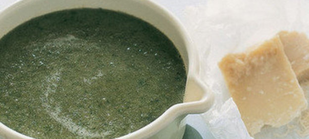 Гороховый суп с салатом-латуком