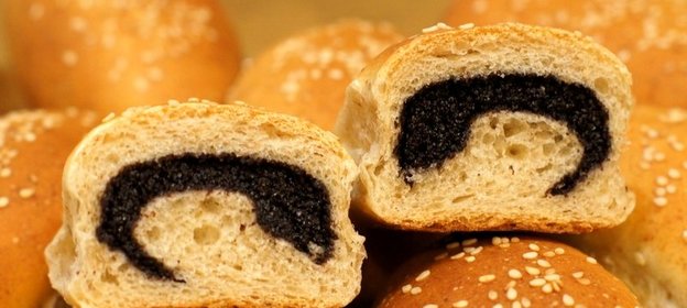 Постные булочки с маком