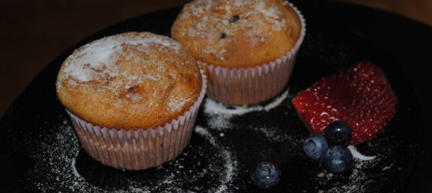 Клубничные маффины