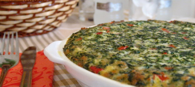 Греческая шпинатная запеканка