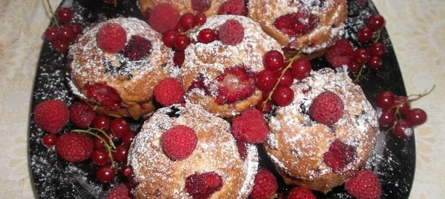 Маффины с ягодами