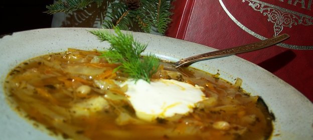 Щи не с лягушками, а с фасолью