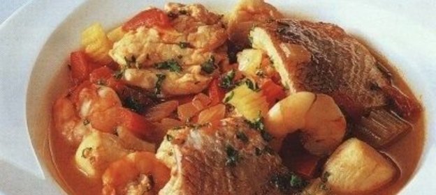 Тушеные морепродукты