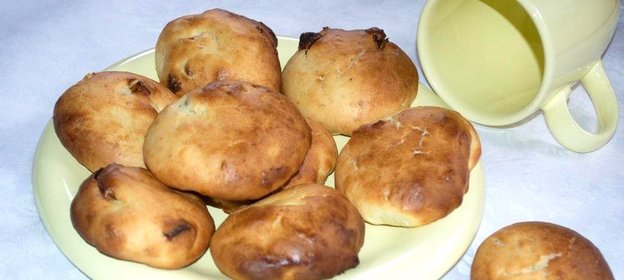 Булочки на твороге без дрожжей