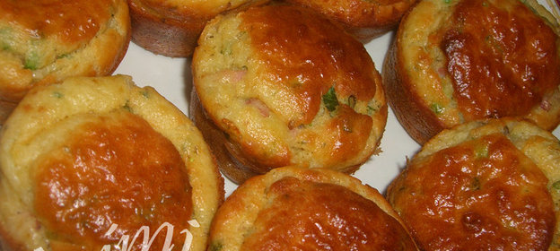 маффины с ветчиной и сыром