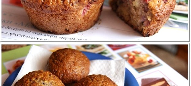 Маффины с клубникой