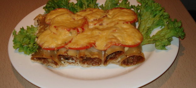 Каннеллони с морской начинкой