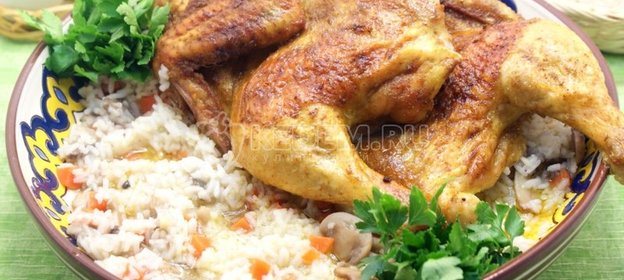 Курица запеченная «По-восточному»