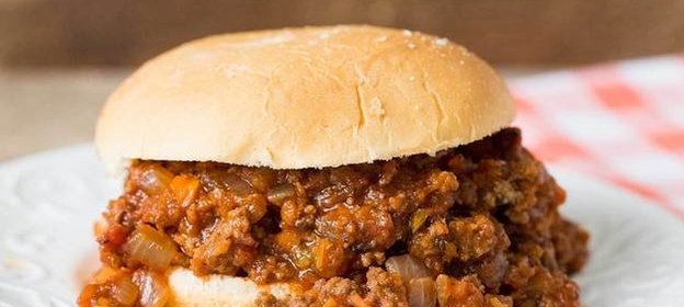 Американский бургер с фаршем