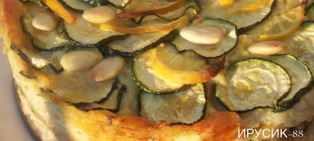 Запеканка картофельная с рыбой и цукини