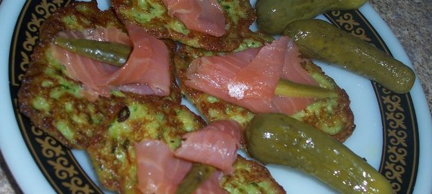 Оладьи из цуккини с сыром