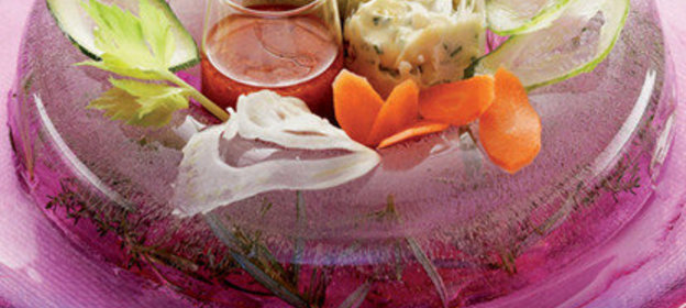 Овощи на льду