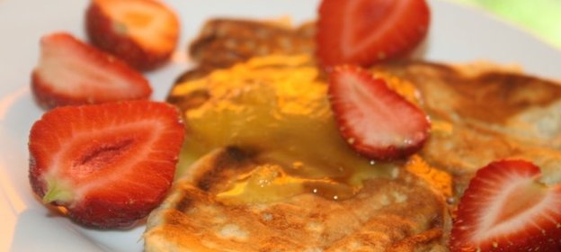 Цельнозерновые оладьи на кефире