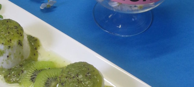 Панна котта с мятой