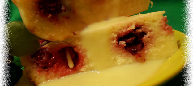 Творожная запеканка с вишней Полезная вкусность