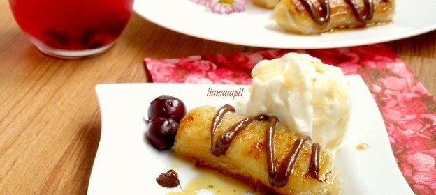 Банановый спринг-ролл